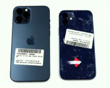 A pre-owned iPhone 12 Pro Max (Global/A2411) 256GB and an Apple iPhone 12 (Global/A2403) 64GB sold f