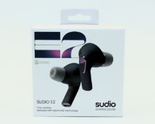 Twenty boxed as new Sudio E2 True Wireless Earphones in Slate Grey (Boxes sealed) (EAN:7350071384657