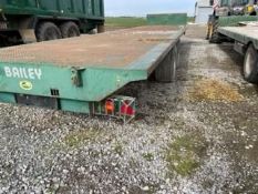 2012 Bailey 14T Flat Trailer