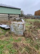 Feed Hoppers movable by pallet tines x2