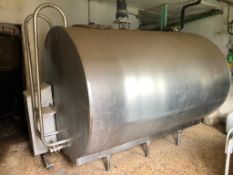 1996 Fabdec Ltd Dari-Kool 4350L Galvanised Bulk Tank