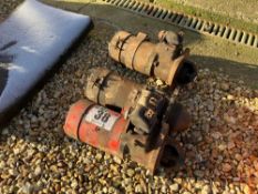3No. Allis Chalmers P3 diesel starter motors