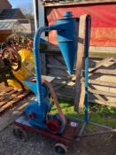 Christy & Norris Ltd grinding mill and cyclone on trolley. Serial No: 2995M2