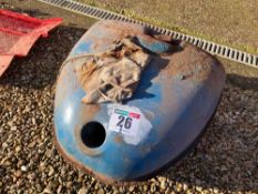 Fordson Major fuel tank