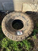 Single Viscafors 7.50-16 tyre