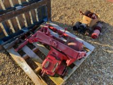Quantity David Brown Cropmaster spares including dynamos, rear hydraulic spares etc.