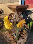 Henry Bamford & Son roller mill with hopper