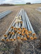 25 x 5inch Irrifrance aluminum pipe (circa 9m length)