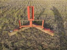 Homemade front mounted ridge leveller