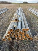 25 x 5inch Irrifrance aluminum pipe (circa 9m length)