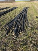 24 x Irrifrance solid set sprinkler pipe plus bung (circa 9m length)