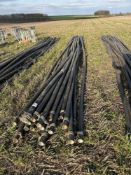 25 x Irrifrance solid set sprinkler pipe plus bung (circa 9m length)
