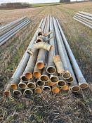 25 x 5inch Irrifrance aluminum pipe (circa 9m length)