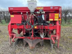 Grimme GL42K 2 row belt planter c/w control box, liquid applicator, powder applicator. Manual and co