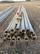 25 x 5inch Irrifrance aluminum pipe (circa 9m length)