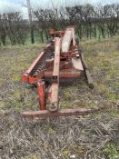 1995 Kuhn HR 4002 4m pwoer harrow no pto shaft c/w rear packer SN 950612