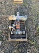 On/off valve for solid set irrigation c/w pressure valve