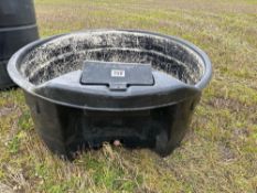 Large plastic water trough