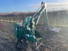 2014 Spearhead Twiga 655T hedgecutter c/w flailhead & HP2 hydraulic proportional control, autopilot,
