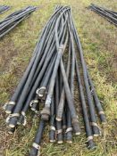 24 x Irrifrance solid set sprinkler pipe plus bung (circa 9m length)