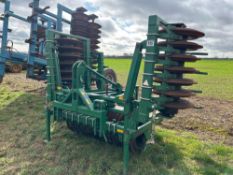 2020 Cousins 4m front mounted hydraulic folding press. Serial No: 2020049. Manual in the office.