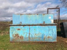 8,500l diesel tank c/w pump