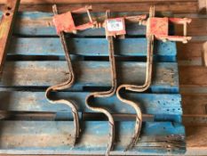 3 x erradicating tines