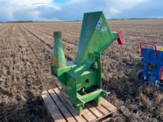 Chipper linkage mounted, PTO driven