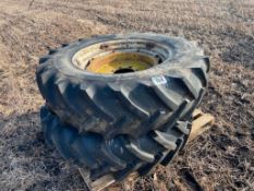 Pair 16.9R34 tractor/sprayer wheels