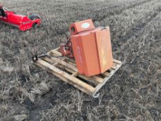 Hatzenhichler Air8 seeder Manual and Calibration tray in office.