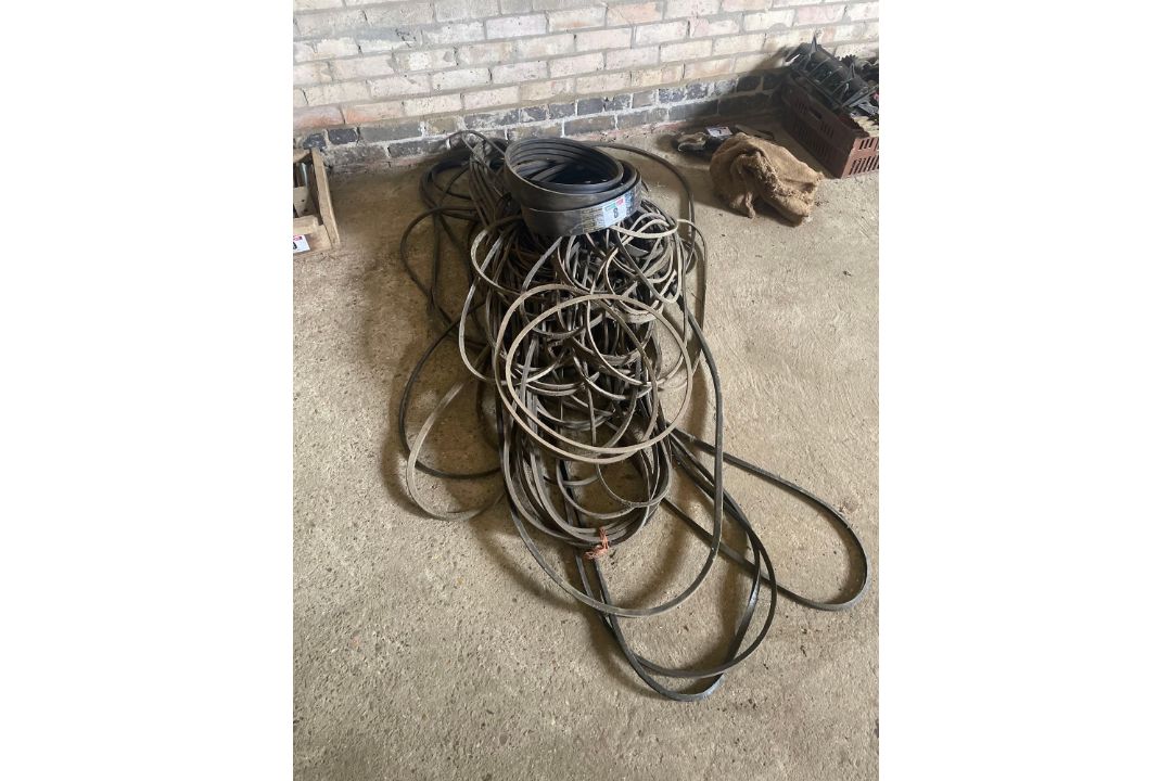 Quantity rubber belts