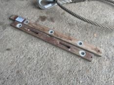 2No vintage spirit levels