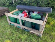 Quantity poultry feeders and drinkers. No VAT.