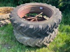 Pair 12-38 rear dual wheels