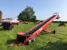 Swift-Lift Interstore 30ft grain elevator with 6ft extension, 3 phase. Model No: SL-I10035784 NB: Ma