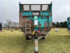 2007 Rolland Turbo Classic 22-32 16t twin axle trailer, air brakes, hydraulic rear door and manual c