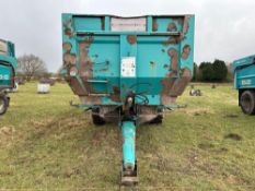 2008 Rolland Turbo Classic 22-32 16t twin axle trailer, hydraulic brakes, hydraulic rear door and ma