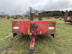 2011 JPM twin axle 6m with 1.5m beaver tail low loader trailer, sprung draw bar, air suspension, hyd