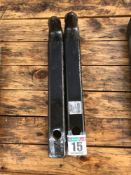 2x Tow hooks for pickup hitch to fit 3000 series JCB Fastrac