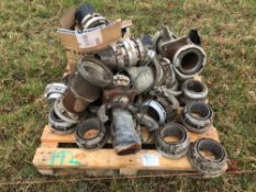 Qty of 5inch Storz fittings