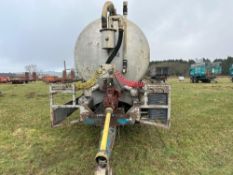 16 m3 Whale barrel tanker mounted on Ken Wootton chassis, ROR commercial axles, sprung draw bar, air