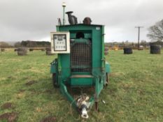 Doda L35 twin axle engine driven slurry pump with 6 cylinder Iveco engine, hydraulic primer pump, SI