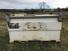 2012 Western TransCube 2,900L fuel station c/w transfer pump