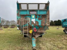 2007 Rolland Turbo Classic 22-32 16t twin axle trailer, air brakes, hydraulic rear door and manual c