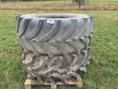 Pair of 540/65R30 tyres