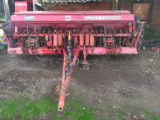 Massey Ferguson 30 3m trailed drill, pre-emergence markers, tramline kit, Reco following harrows, hy