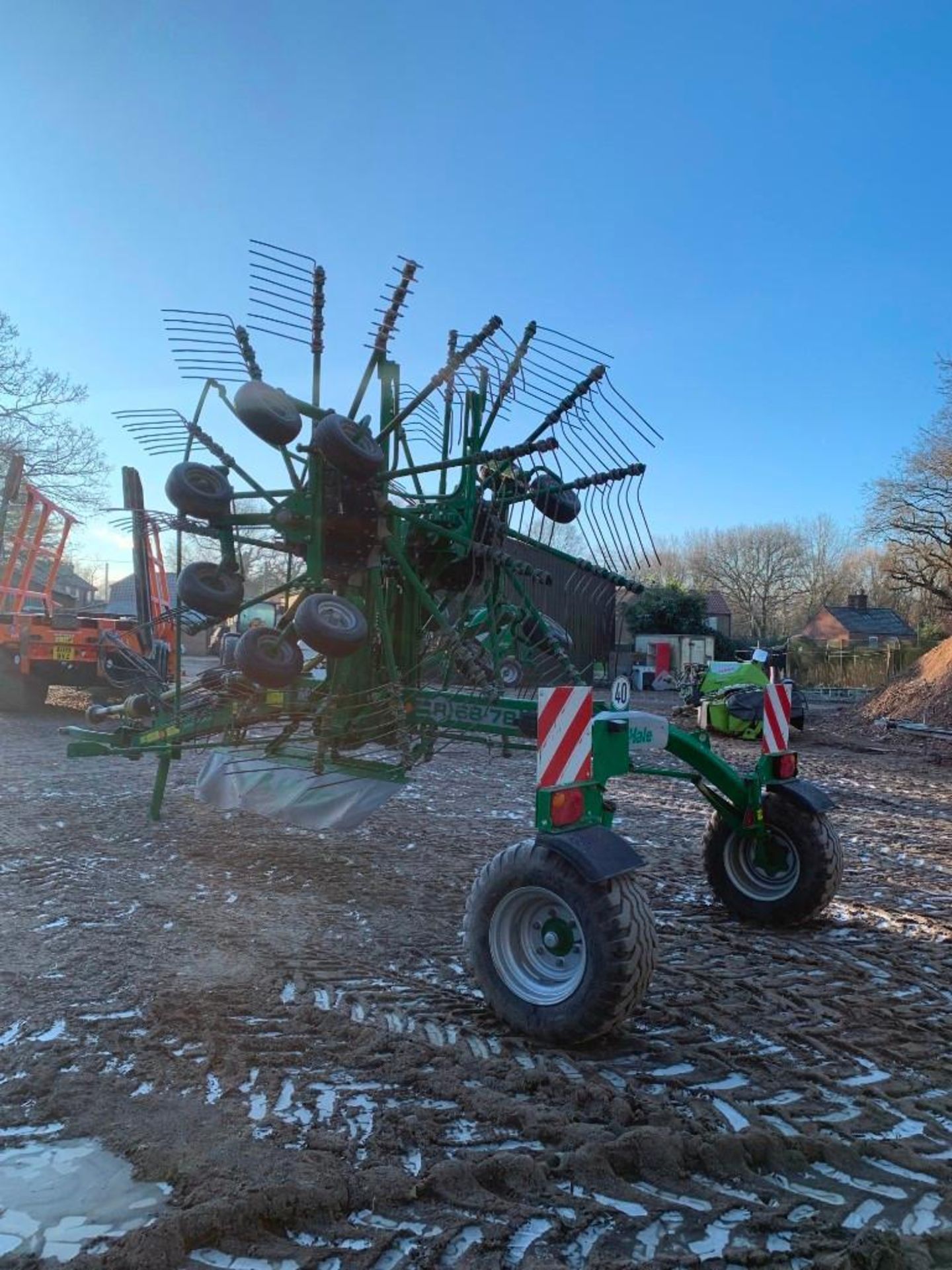 2018 McHale R68-78 Rake, 6.8 - 7.8M, Serial No. 1300071 - Image 4 of 8