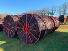 11No. Reels 20mm Netafim Drip Irrigator Perforated Drip Line, Year: 2020