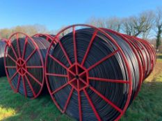 11No. Reels 20mm Netafim Drip Irrigator Perforated Drip Line, Year: 2020