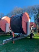 Bauer E2 Irrigation Reel, Rain Gun, Raindancer Irrigation Monitor Plate missing from this machine, r